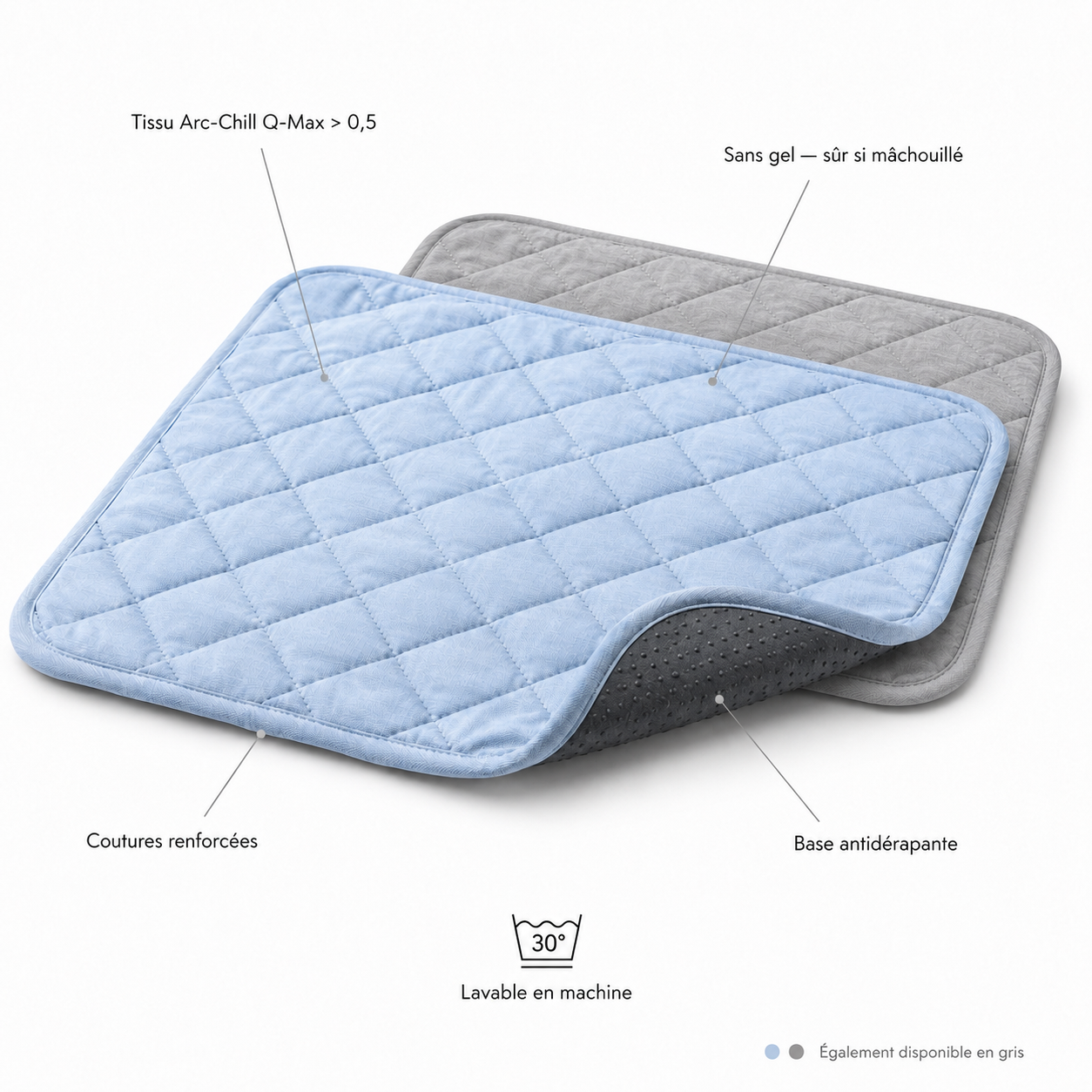 Tapis Rafraîchissant pour Chien Sans Gel